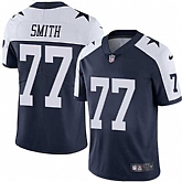 Nike Dallas Cowboys #77 Tyron Smith Navy Blue Thanksgiving NFL Vapor Untouchable Limited Throwback Jersey,baseball caps,new era cap wholesale,wholesale hats
